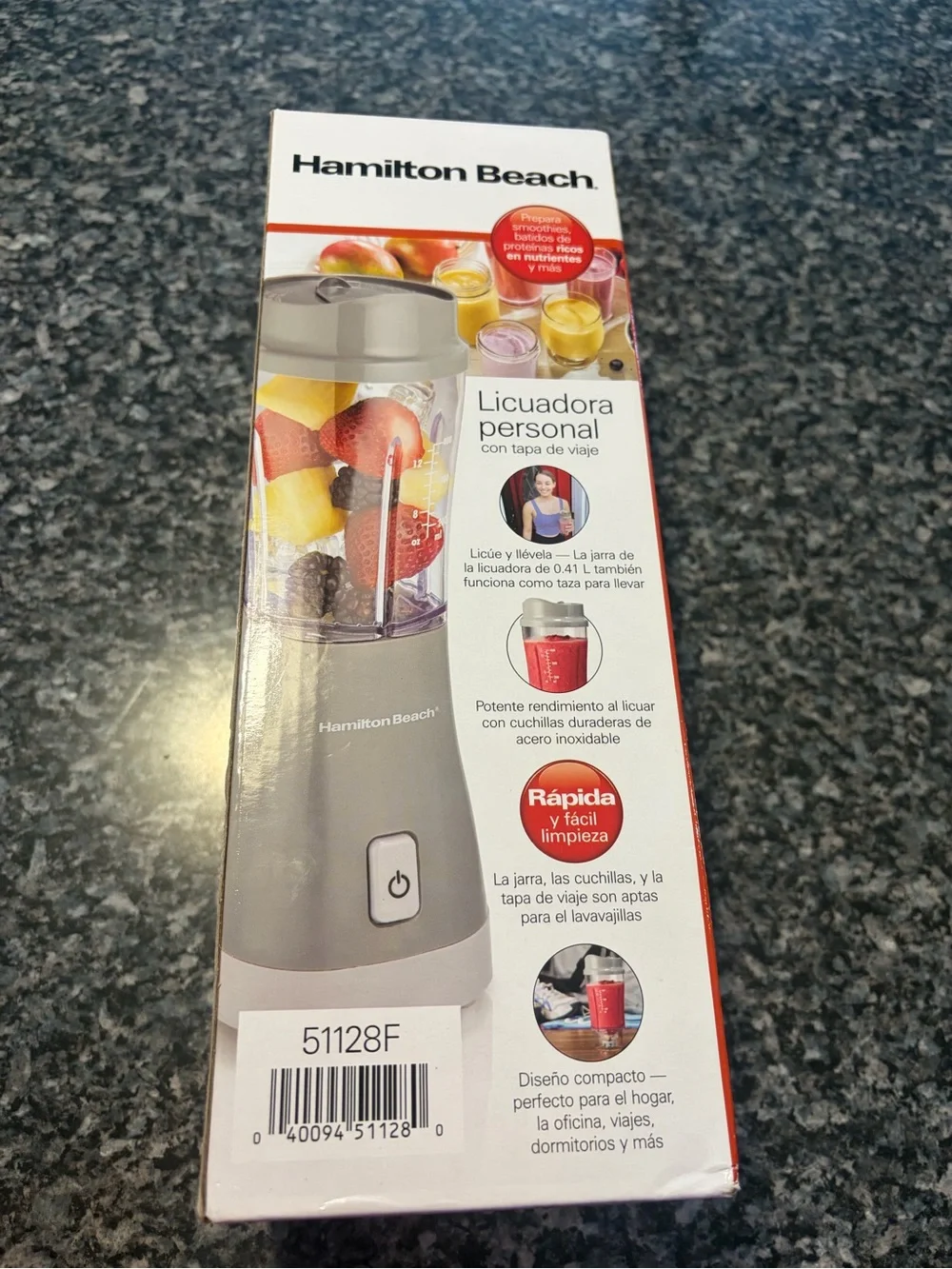 Hamilton Beach Personal Blender - Clear and Gray